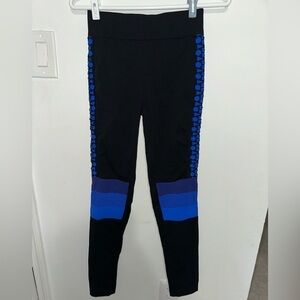 No Ka’oi blue and black leggings Sz S #F